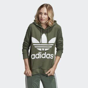 Adidas | Green Trefoil Hoodie